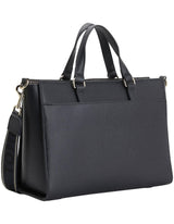 Tommy Hilfiger Structured Satchel for Women – Black