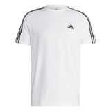 adidas Mens Essentials Single Jersey 3-Stripes T-Shirt T-