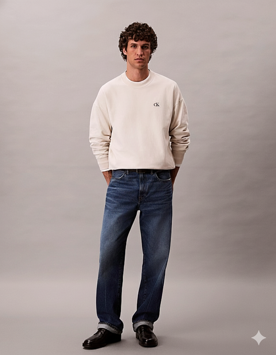 Calvin Klein Sweatshirt Men _ Off White