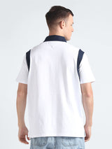 Tommy jeans White Logo Oversized Fit polo