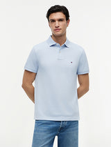 Tommy Hilfiger Men’s Classic Pique  Polo T-Shirt – Light Blue Slim Fit