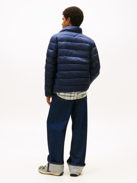 Men’s Classic Puffer Jacket – Navy Blue