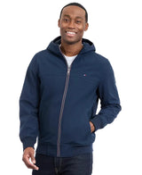 TOMMY HLFIGER Hooded Jacket, Soft, Wind- and Water-Repellent  Men jacket _  Navy