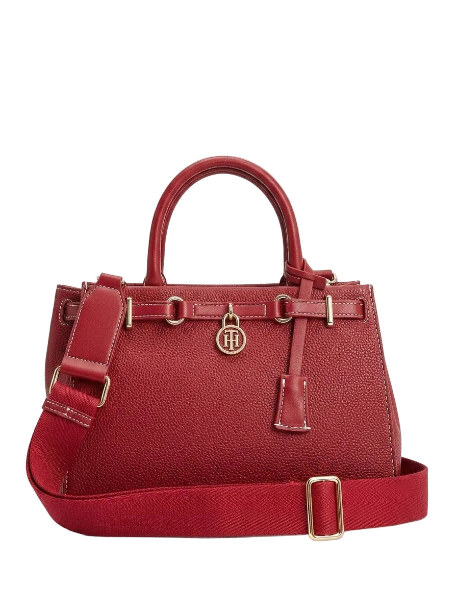 TOMMY HILFIGER American Icon Leather Tote  Women bag
