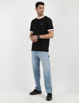 Tommy jeans flag ringer round t-shirt