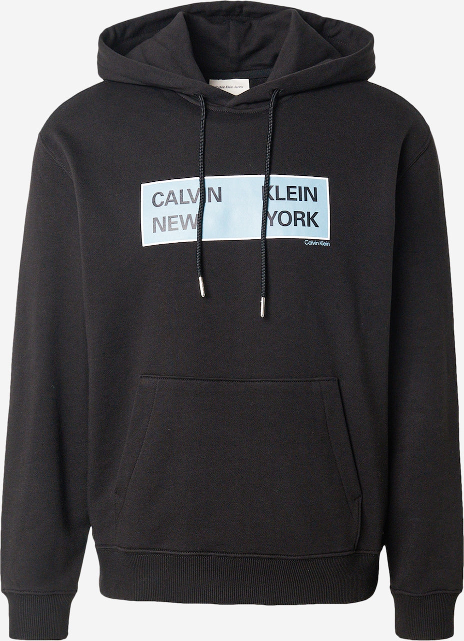 Calvin Klein Hoodie Men Logo Printed _ Black