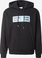 Calvin Klein Hoodie Men Logo Printed _ Black