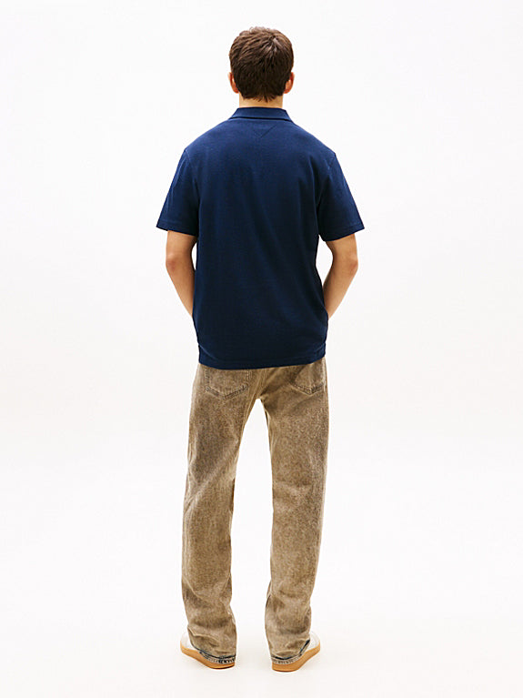 Tommy jeans Badge  Waffle Knit polo