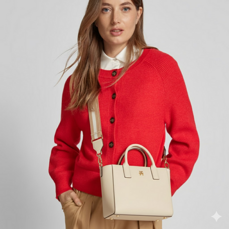 Tommy Soft Logo Strap Tote bag