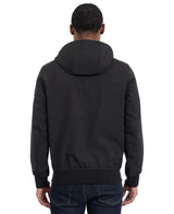 TOMMY HLFIGER Hooded Jacket, Soft, Wind- and Water-Repellent Men jacket _ Black