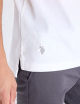 U.s polo Assn Horizontal Stripe Logo men's T_shirt