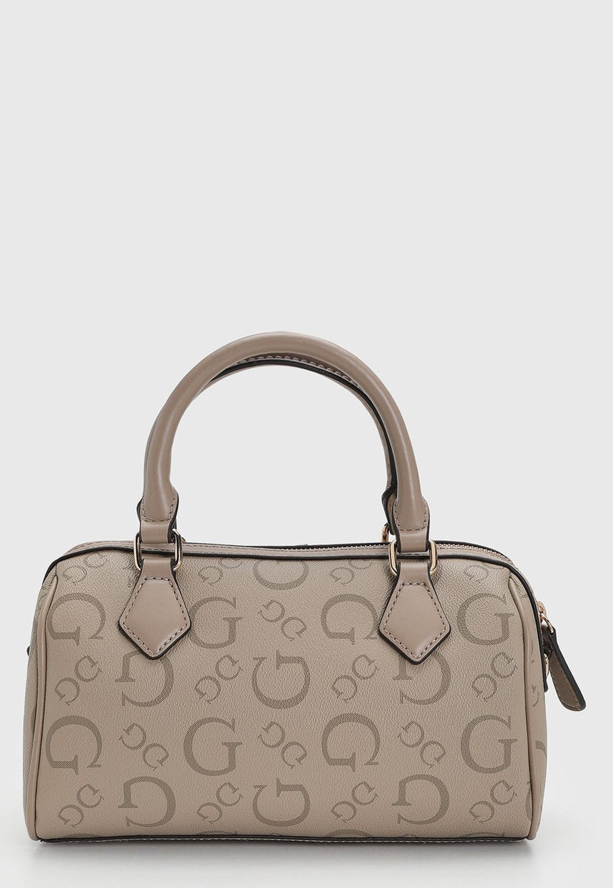 Guess WESTER BOX SATCHEL Taupe bag