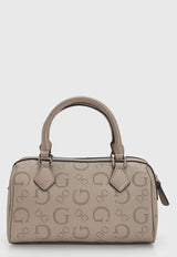 Guess WESTER BOX SATCHEL Taupe bag