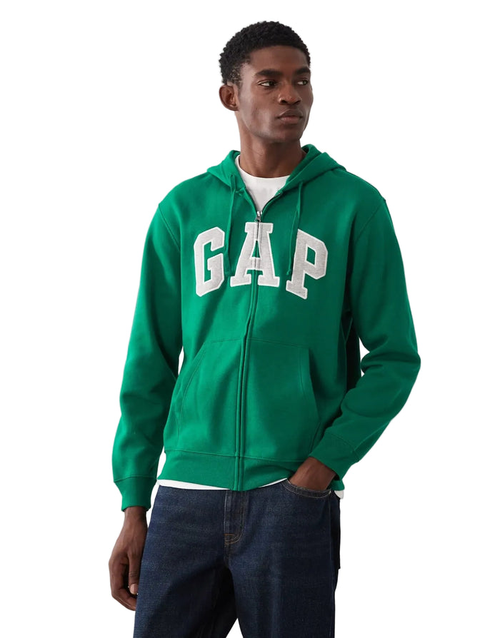 GAP Full Zip-Up Hoodie _ Green