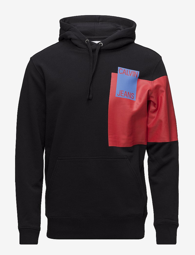 Calvin Klein Hoodie Men Logo Prited _ Black
