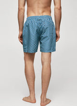MNG Geometric Print  Swim Trunk