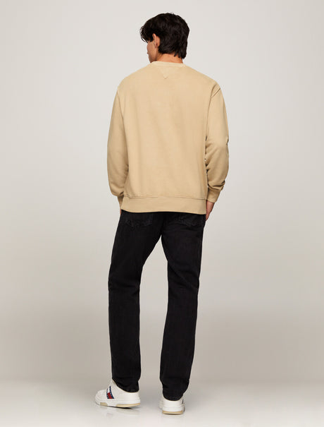Tommy jeans  Sweatshirt Logo Printed Men _ Beige