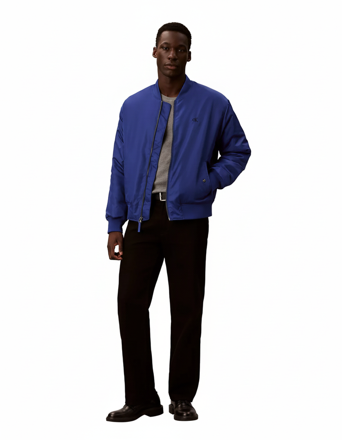Calvin klein Nylon Bomber Jacket _ Blue