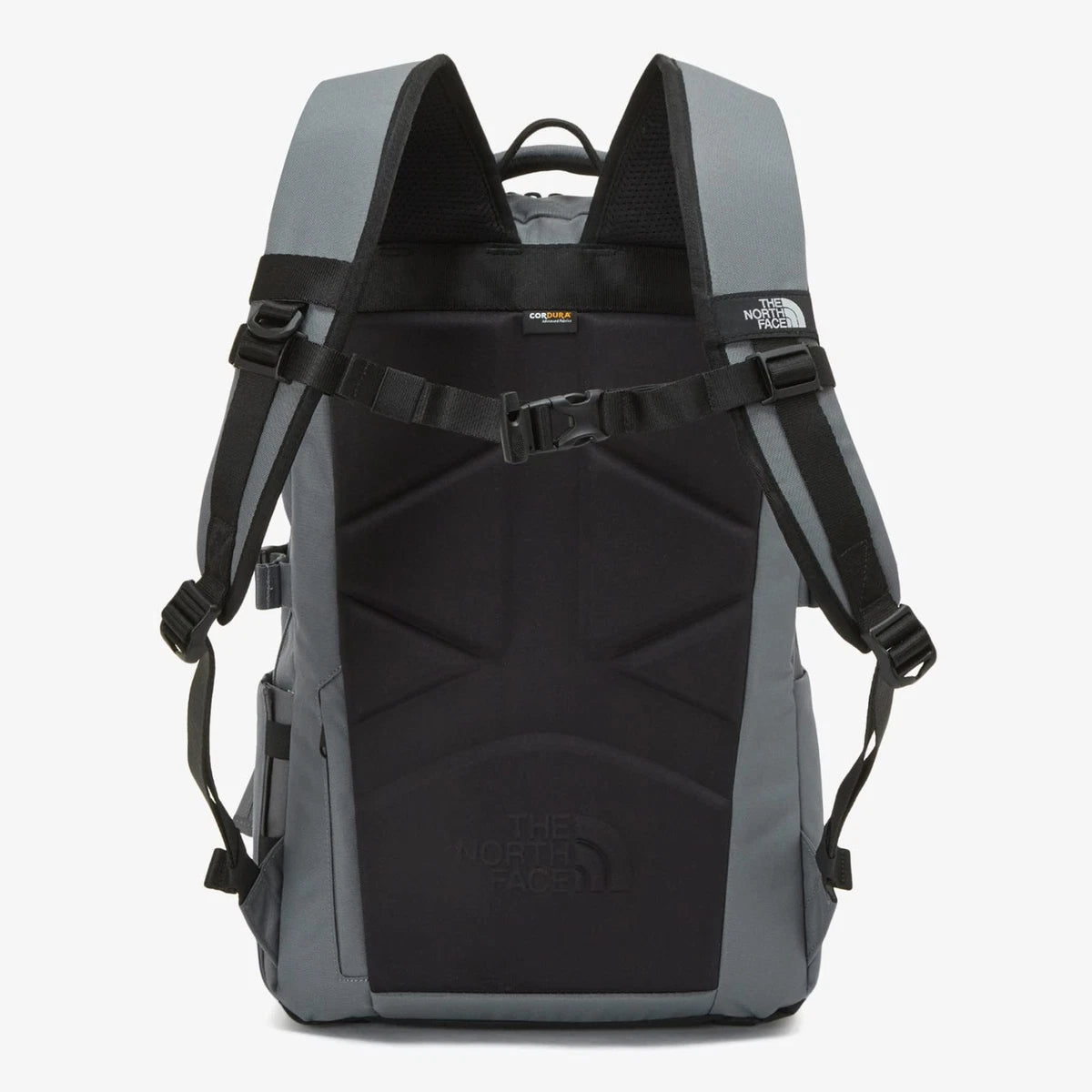 The North Face Dual Grey  Backpack with Multi-Compartments