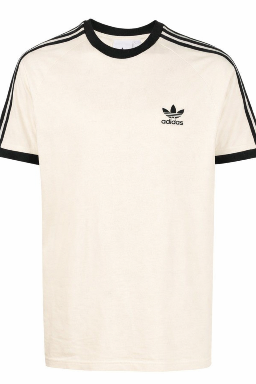 Adidas round t-shirt three stripes