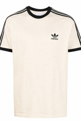 Adidas round t-shirt three stripes