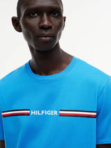 Tommy Hilfiger logo and stripe T_shirt Regular Fit