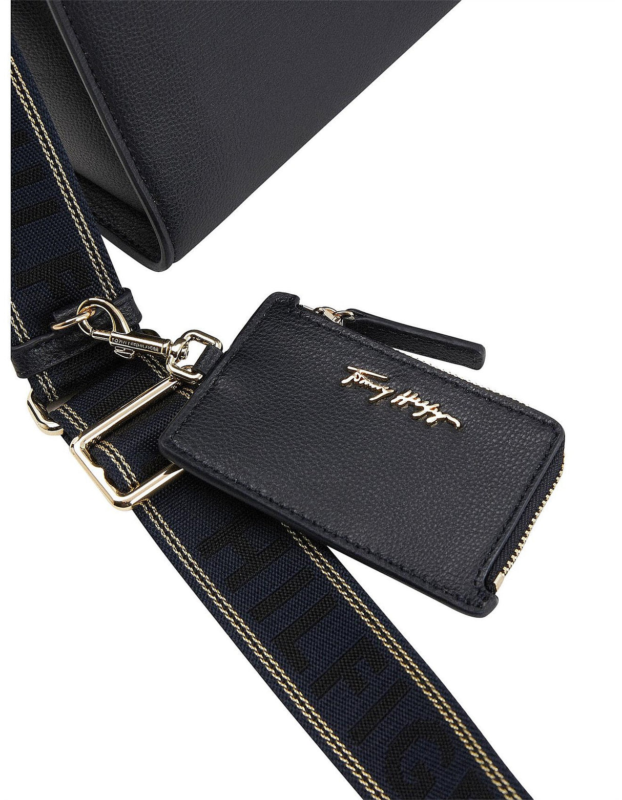 Tommy Hilfiger Structured Satchel for Women – Black