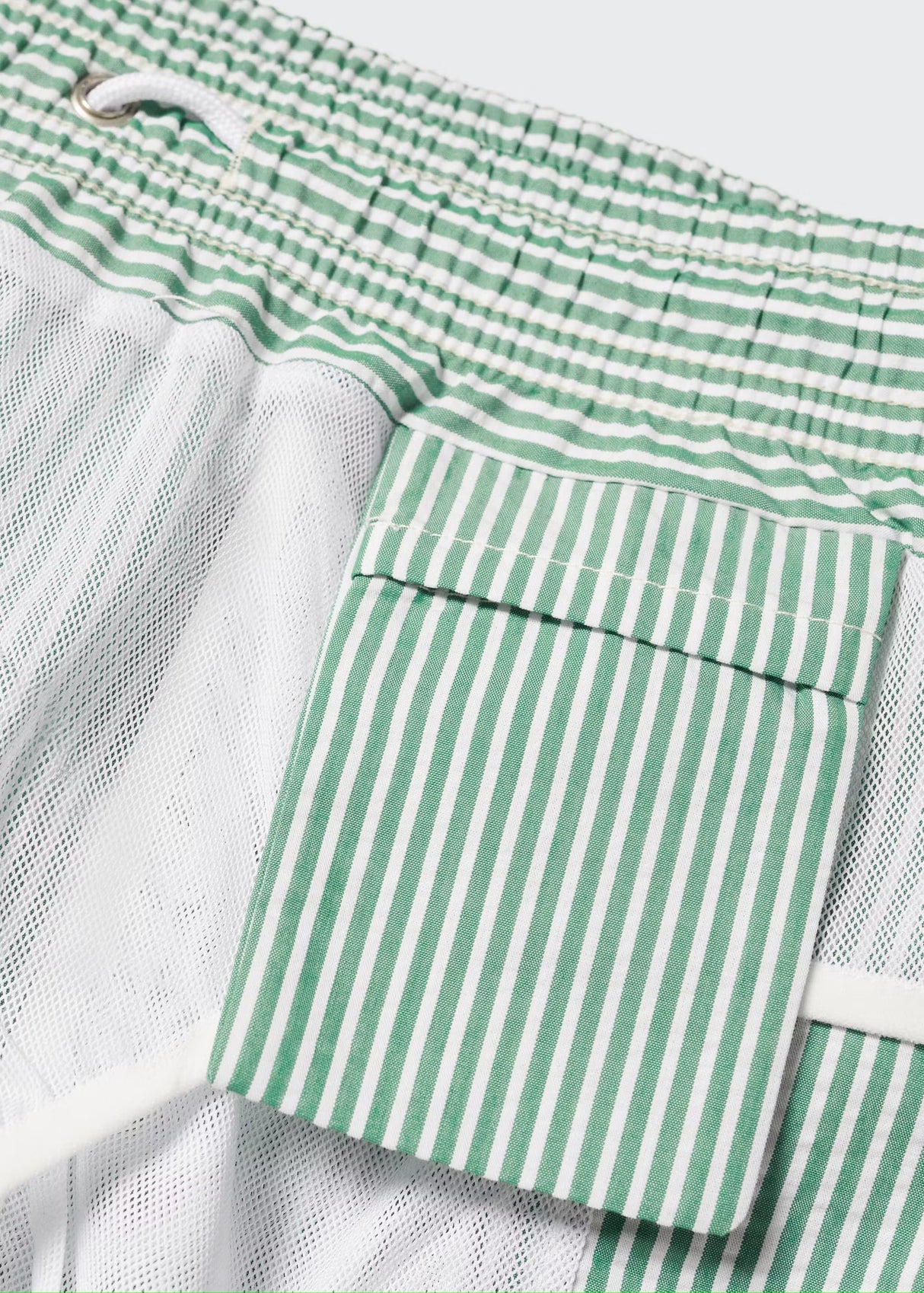 MNG striped Swim Trunk