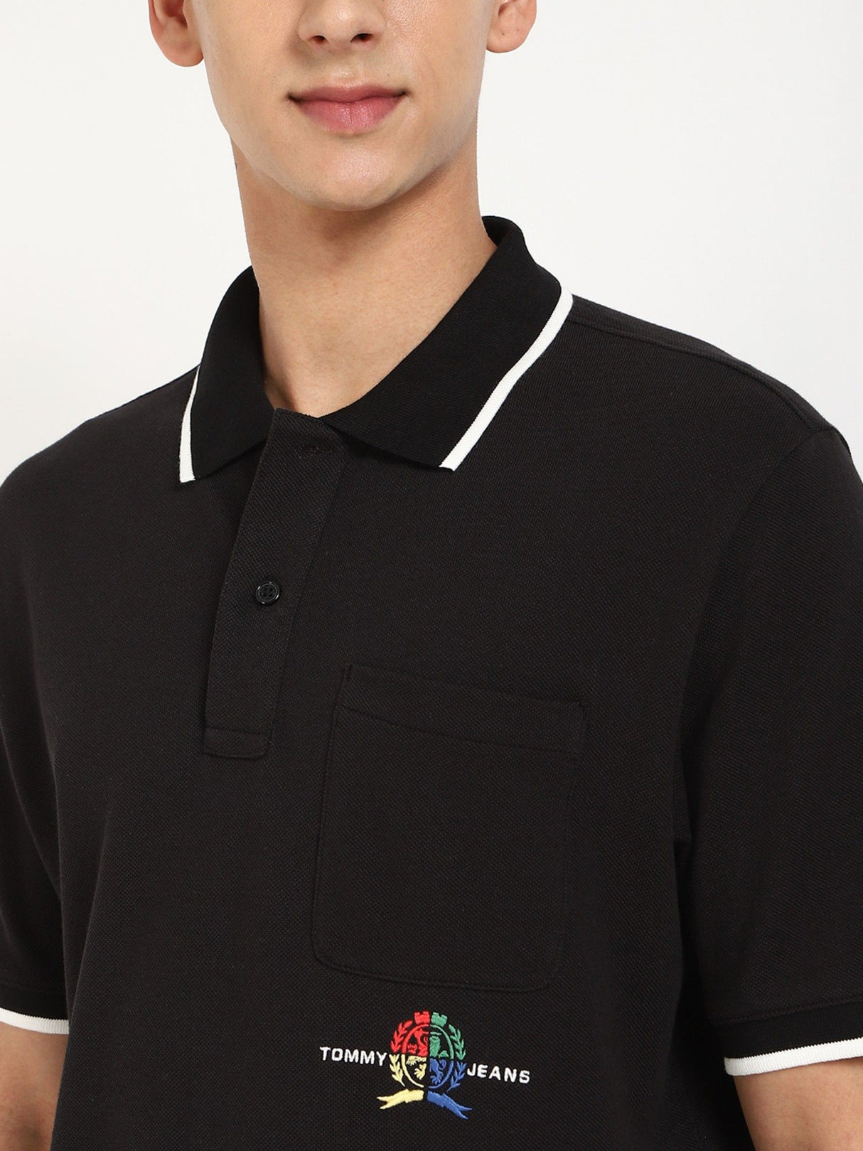 Tommy jeans Printed Half Sleeves polo