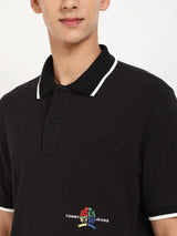 Tommy jeans Printed Half Sleeves polo