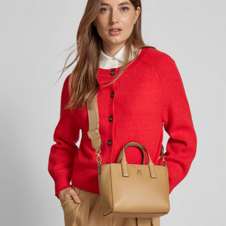 Tommy Hilfiger Soft Logo Strap Tote  Women Bag