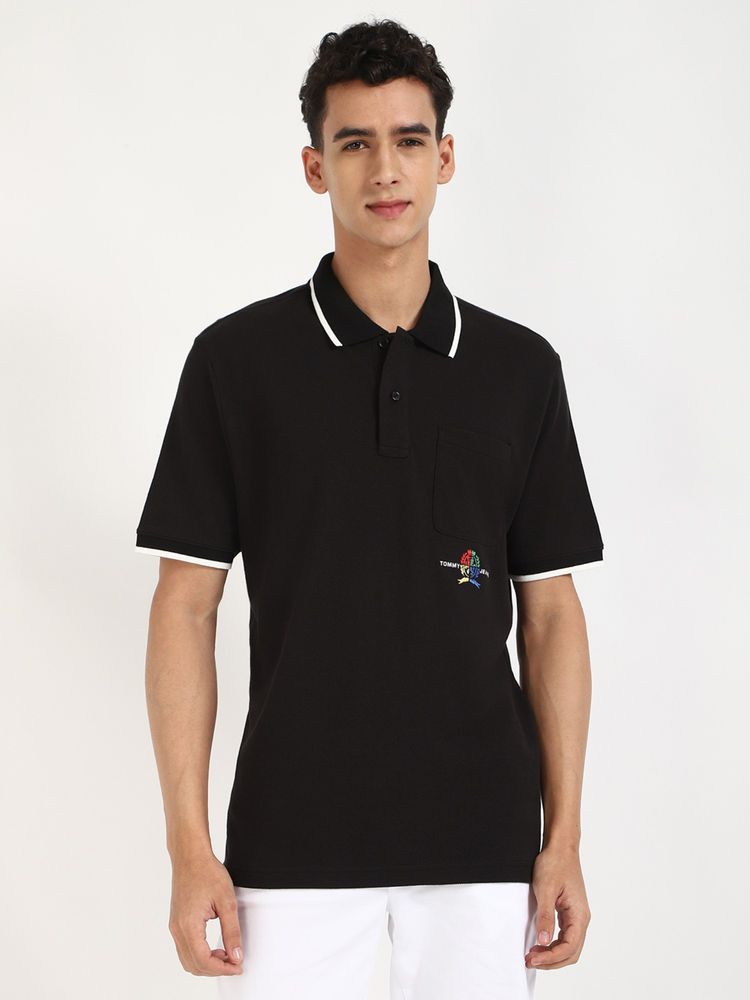 Tommy jeans Printed Half Sleeves polo
