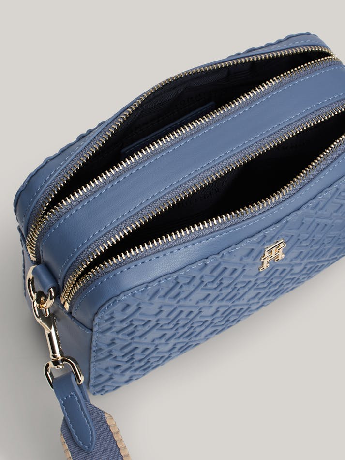 Tommy Hilfiger Women Camera Crossbody Bag Baby Blue