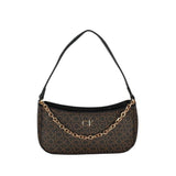 Calvin Klein Women Monogram Mini Shoulder Bag Braown