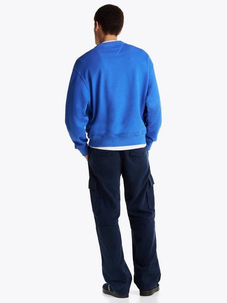Tommy jeans  Sweatshirt Logo Printed Men _ BLue