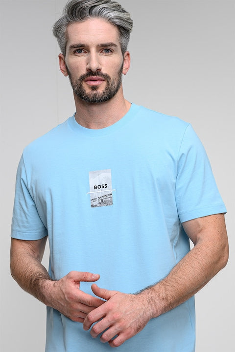 BOSS logo printed T_shirt
