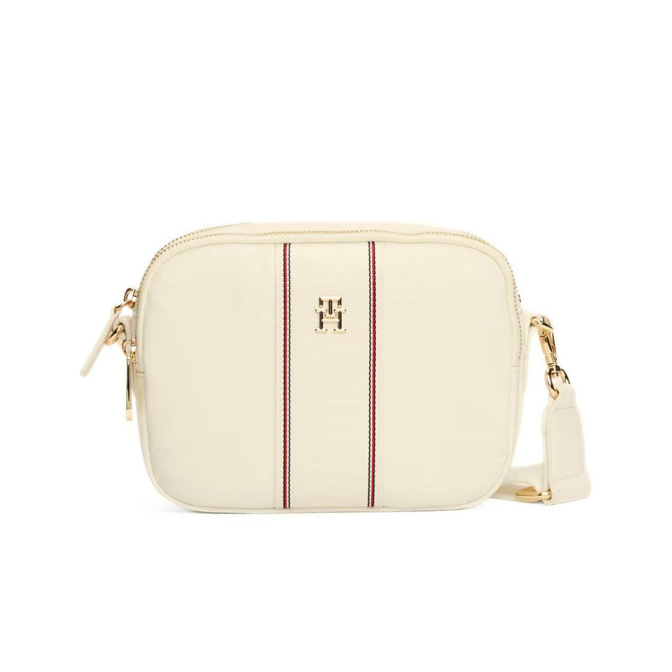 Tommy Hilfiger Monogram Crossbody Camera Bag Women  – Cream