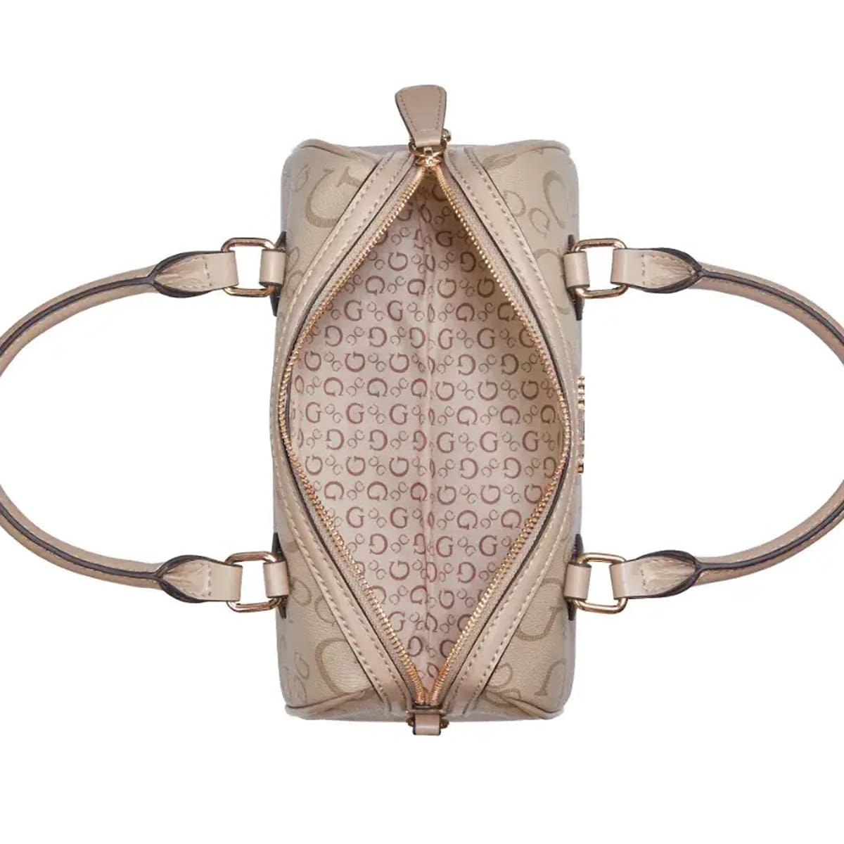 Guess WESTER BOX SATCHEL Taupe bag