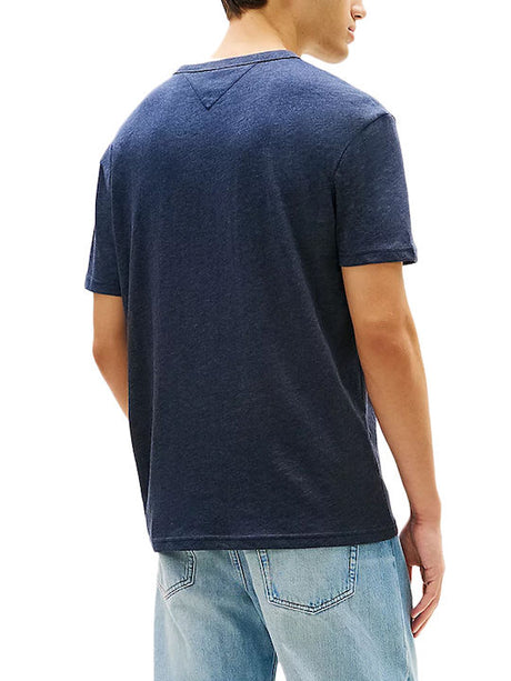 Tommy jeans badge tee round t-shirt