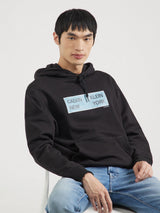 Calvin Klein Hoodie Men Logo Printed _ Black
