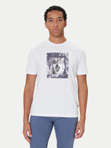 BOSS Cotton-jersey T-shirt with animal artwork
