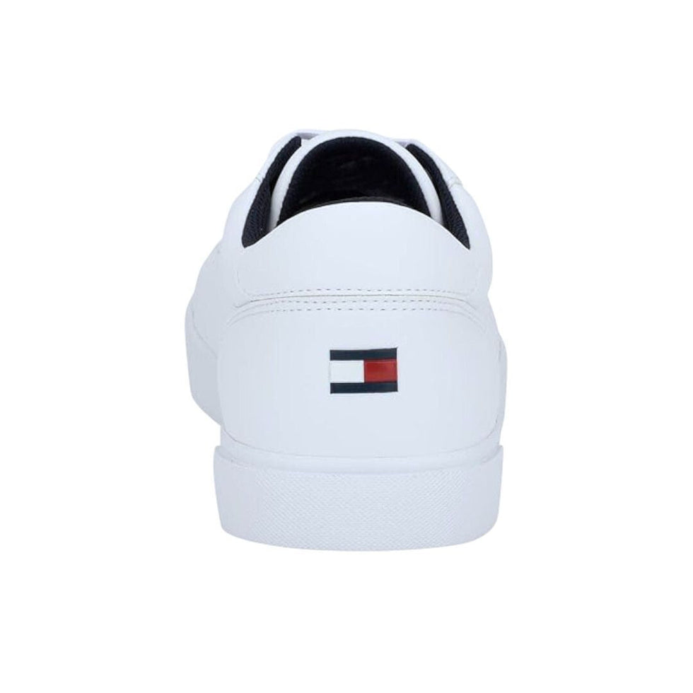 Tommy Hilfiger Men’s Classic Low-Top Sneakers – White Casual Shoes