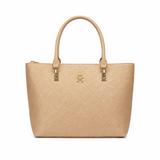 Tommy Hilfiger Iconic TH Monogram Embossed Tote Women Bag