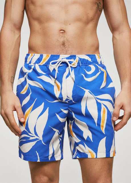 Mng Tropical Print  swim trunk