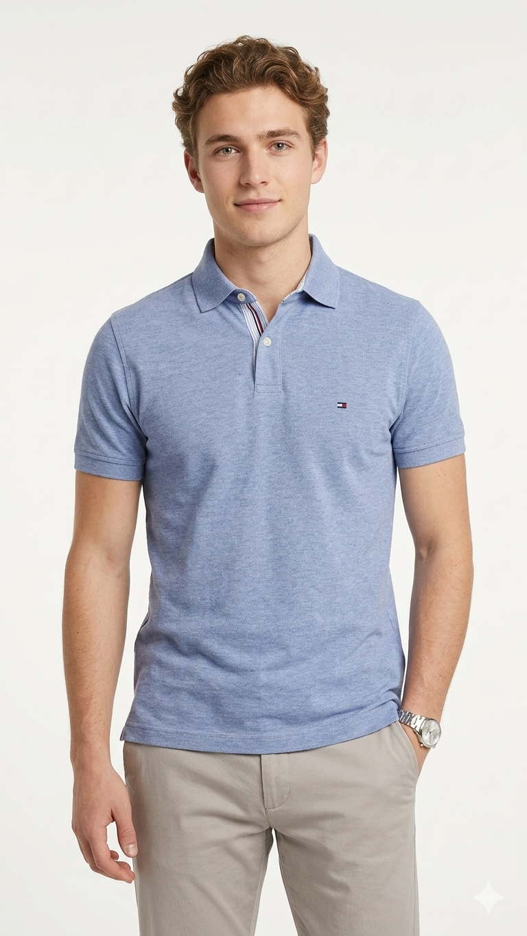 Tommy Hilfiger 1985 Regular Fit Pique tPolo Fit Short SLeeves T-Shirt