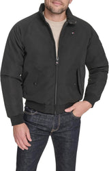 Tommy Hilfiger  textile bomber  with lightweight Men Jacket_ Black