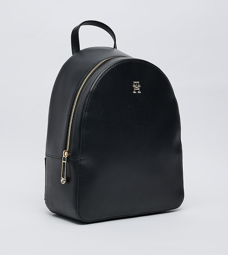 Tommy Logo Detail Zippered Backpack