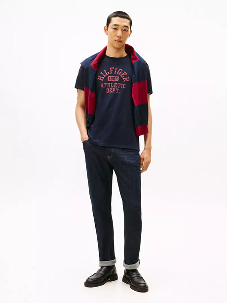 TommyHilfiger 1985 Athletic Logo T-Shirt  regular fit _ Navy