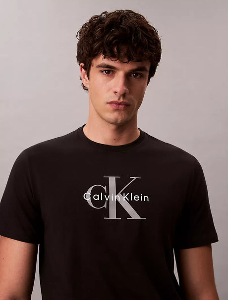 Calvin Klein jeans Monologo Tee  regular fit _ Black