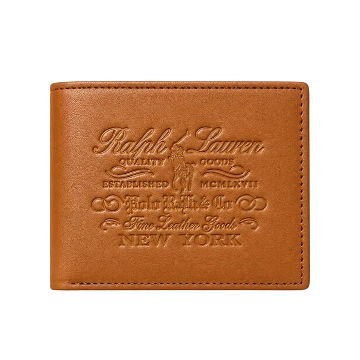 POLO Ralph Lauren Men's Genuine Leather Wallet - Classic Elegant Design